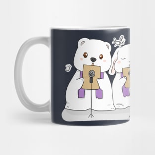 Bear and Bunny choir | Bunniesmee Praise and Worship Church Edition Mug